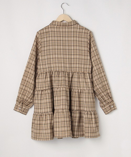 by LOVEiT（バイラビット）の「ティアードワンピース（ワンピース・キッズ・ブラック/ベージュ・120cm/150cm/140cm/130cm/160cm）」の5枚目の写真