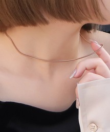 blackdia ocean（ブラックダイヤオーシャン）の「blackdia ocean シンプルスネークチェーンネックレス（ネックレス）」