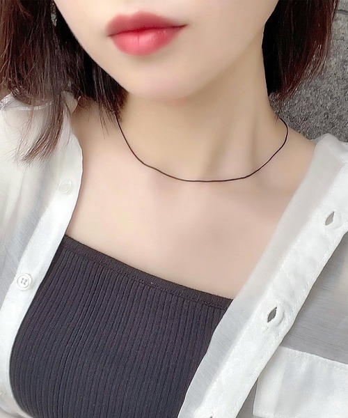 blackdia ocean(ブラックダイヤオーシャン)の「blackdia ocean シンプルスネークチェーンネックレス(ネックレス・レディース・シルバー/ゴールド/ピンクゴールド/ブラック/シルバー系その他/ゴールド系その他/ピンク系その他2/ピンク系その他/ゴールド系その他2/シルバー系その他2・40cm/45cm)」の2枚目の写真