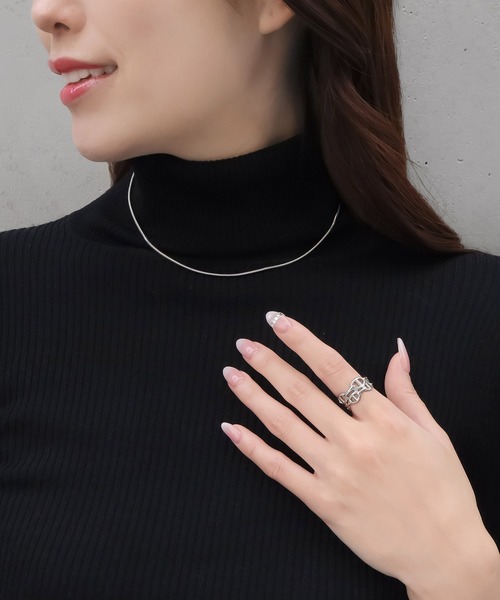 blackdia ocean(ブラックダイヤオーシャン)の「blackdia ocean シンプルスネークチェーンネックレス(ネックレス・レディース・シルバー/ゴールド/ピンクゴールド/ブラック/シルバー系その他/ゴールド系その他/ピンク系その他2/ピンク系その他/ゴールド系その他2/シルバー系その他2・40cm/45cm)」の19枚目の写真