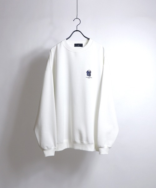 ILL'S(イルズ)の「ILL'S / イルズ バケハガールイラストビッグスウェット(スウェット・メンズ・ミント/ホワイト/ブラック・L/M)」の8枚目の写真