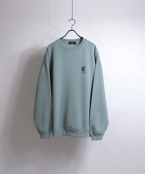 ILL'S(イルズ)の「ILL'S / イルズ バケハガールイラストビッグスウェット(スウェット・メンズ・ミント/ホワイト/ブラック・L/M)」の11枚目の写真