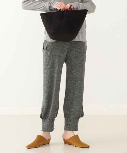 BEAMS BOY（ビームスボーイ）の「maturely / Whole Garment Pants（その他パンツ・レディース・ネイビー/ブラック・ONE SIZE）」の2枚目の写真