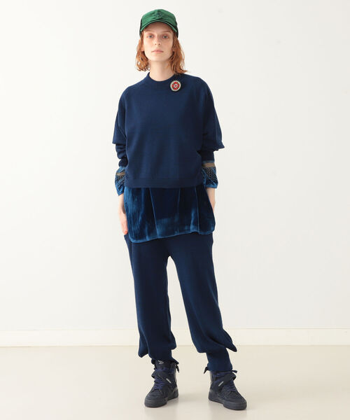 BEAMS BOY（ビームスボーイ）の「maturely / Whole Garment Pants（その他パンツ・レディース・ネイビー/ブラック・ONE SIZE）」の11枚目の写真