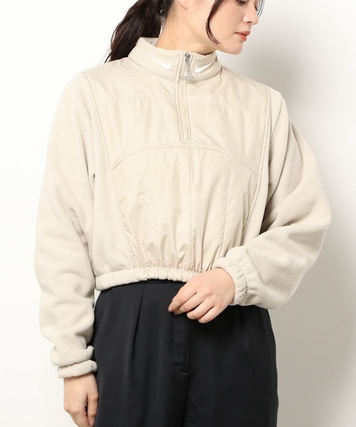 NIKE WMNS NSW SWOOSH PLSH GX QZ L/S TOP DD5613-206