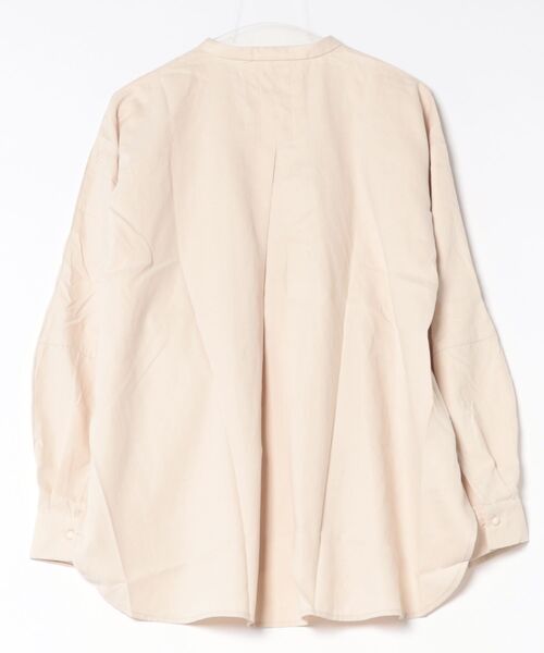 STYLEBLOCK(スタイルブロック)の「ピンタックブラウス(シャツ/ブラウス・レディース・ブラック/ホワイト系その他/ボルドー/グレイッシュベージュ・M)」の5枚目の写真