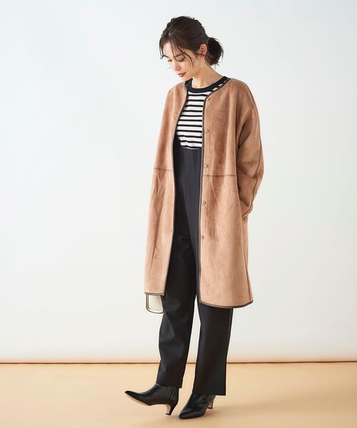 正規通販高評価 セール リバーシブルフェイクムートンコート ムートンコート Le Coeur Blanc ルクールブラン のファッション 在庫あり新品 Arenatheatre Net