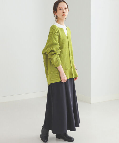 BEAMS HEART（ビームスハート）の「BEAMS HEART / アウトポケット フレアスカート（スカート・レディース・ベージュ/オリーブ/ネイビー・FREE）」の22枚目の写真