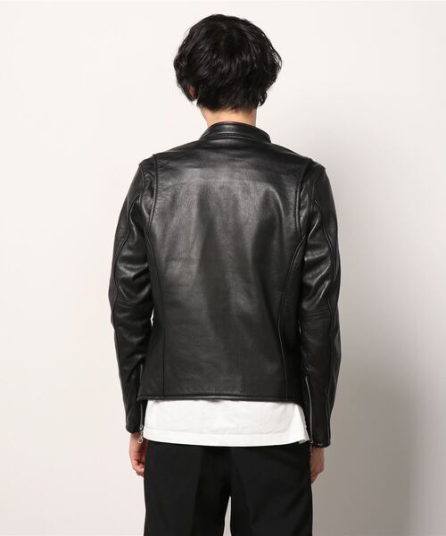 Retro Grade（レトログレード）の「RETRO GRADE(レトロ グレード) 　シングルライダース/SINGLE RIDERS（ライダースジャケット・メンズ・ブラック・MEDIUM/LARGE/X-LARGE）」の2枚目の写真