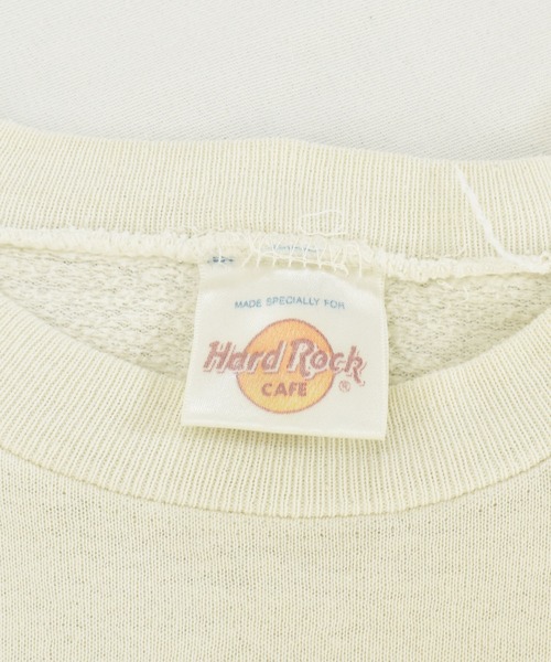 VINTAGE(ヴィンテージ)の「【ヴィンテージ古着】Hard Rock CAFE/ハードロックカフェ ロゴ プリントスウェット(スウェット・メンズ・ホワイト・LARGE)」の5枚目の写真