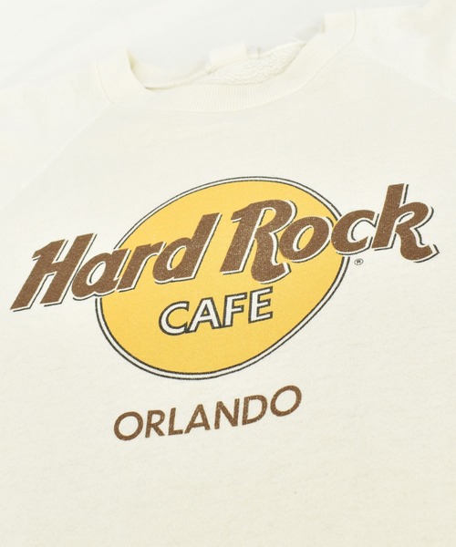 VINTAGE(ヴィンテージ)の「【ヴィンテージ古着】Hard Rock CAFE/ハードロックカフェ ロゴ プリントスウェット(スウェット・メンズ・ホワイト・LARGE)」の2枚目の写真