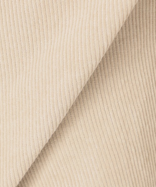 SLOBE IENA（スローブイエナ）の「LE DENIM コーデュロイオーバーオール【手洗い可能】◆（サロペット/オーバーオール・レディース・グレー/ベージュ系その他・36/38）」の4枚目の写真