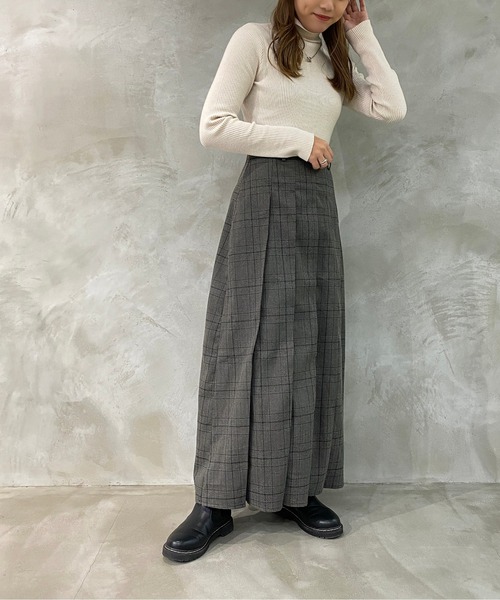 apres jour mignon(アプレジュールミニョン)の「チェックプリーツスカート【ZOZOTOWN限定アイテム】(スカート・レディース・その他/ブラウン系その他/グレー系その他・SMALL/X-LARGE/MEDIUM)」の1枚目の写真