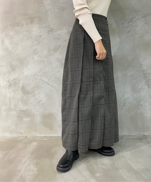 apres jour mignon(アプレジュールミニョン)の「チェックプリーツスカート【ZOZOTOWN限定アイテム】(スカート・レディース・その他/ブラウン系その他/グレー系その他・SMALL/X-LARGE/MEDIUM)」の7枚目の写真