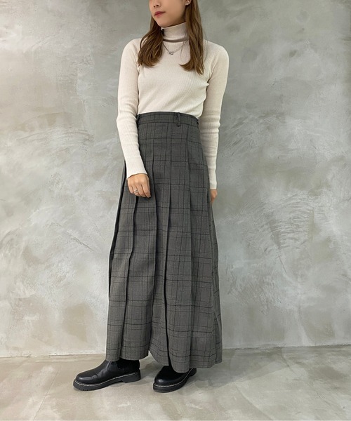 apres jour mignon(アプレジュールミニョン)の「チェックプリーツスカート【ZOZOTOWN限定アイテム】(スカート・レディース・その他/ブラウン系その他/グレー系その他・SMALL/X-LARGE/MEDIUM)」の9枚目の写真