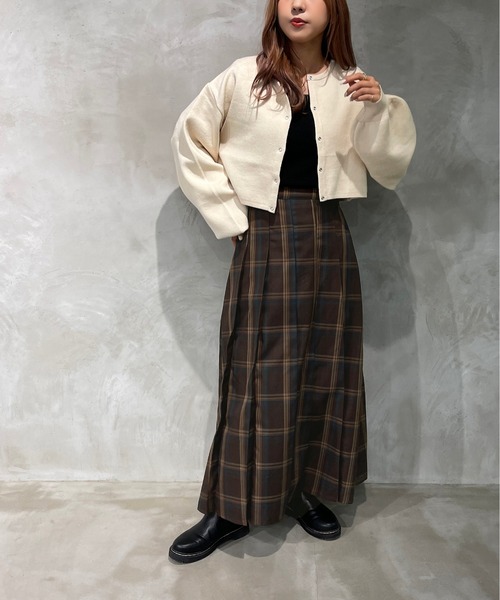 apres jour mignon(アプレジュールミニョン)の「チェックプリーツスカート【ZOZOTOWN限定アイテム】(スカート・レディース・その他/ブラウン系その他/グレー系その他・SMALL/X-LARGE/MEDIUM)」の17枚目の写真