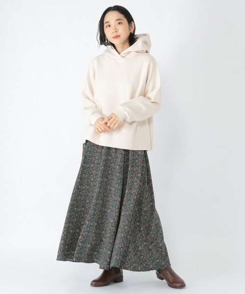 studio CLIP(スタディオクリップ)の「裏起毛Aラインフーディ(パーカー・レディース・アイボリー/パープル/モカ/グリーン・FREE)」の8枚目の写真