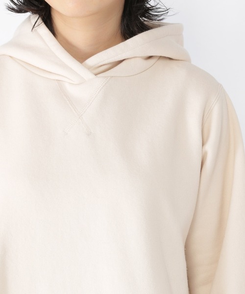 studio CLIP(スタディオクリップ)の「裏起毛Aラインフーディ(パーカー・レディース・アイボリー/パープル/モカ/グリーン・FREE)」の7枚目の写真