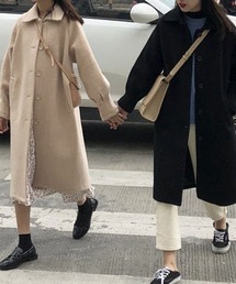 FRP | YUGA 　シングルボタン　コート(ステンカラーコート)