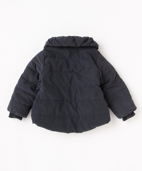 petit main（プティマイン）の「中綿リボンジャケット（ブルゾン・キッズ・ライトピンク/モカ/ネイビー・80ｃｍ/90cm/100cm/110cm/120cm/130cm）」の11枚目の写真