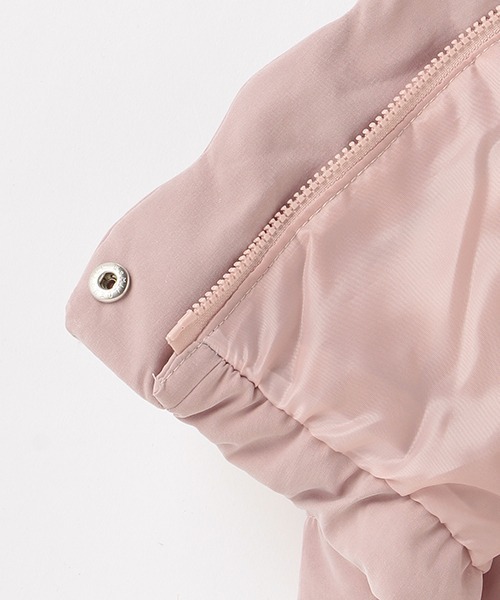 petit main（プティマイン）の「中綿リボンジャケット（ブルゾン・キッズ・ライトピンク/モカ/ネイビー・80ｃｍ/90cm/100cm/110cm/120cm/130cm）」の17枚目の写真