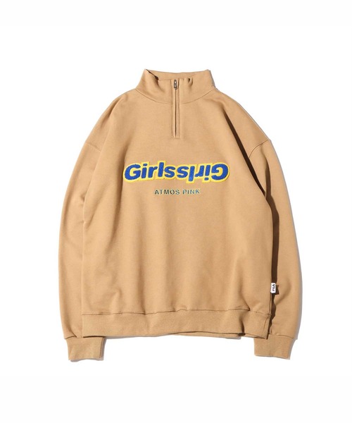 Girls2 Fila Atmos Pink コラボ ジップアップトレーナー ガールズガールズ フィラ アトモスピンク コラボ ジップアップトレーナー Sp スウェット Atmos アトモス のファッション通販 Zozotown