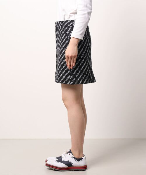 未使用 G/FORE/ジーフォア ダンボールニット ロゴプリントスカート 38 G/FORE（ジーフォア）の「《G/FORE》WOMENS ダンボールニット ロゴ