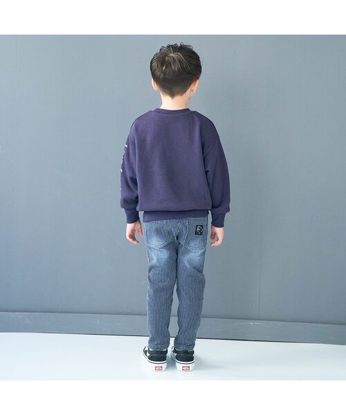 BREEZE(ブリーズ)の「あったかすぽ軽テーパードパンツ_裏起毛 ストレッチ 10分丈(その他パンツ・キッズ・ベージュ/カーキ/オレンジ/インディゴブルー/その他10・110/120/130/140/100/90/150)」の9枚目の写真