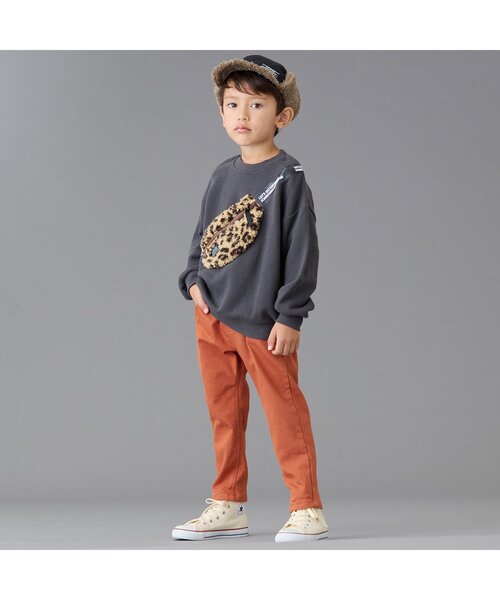 BREEZE(ブリーズ)の「あったかすぽ軽テーパードパンツ_裏起毛 ストレッチ 10分丈(その他パンツ・キッズ・ベージュ/カーキ/オレンジ/インディゴブルー/その他10・110/120/130/140/100/90/150)」の17枚目の写真