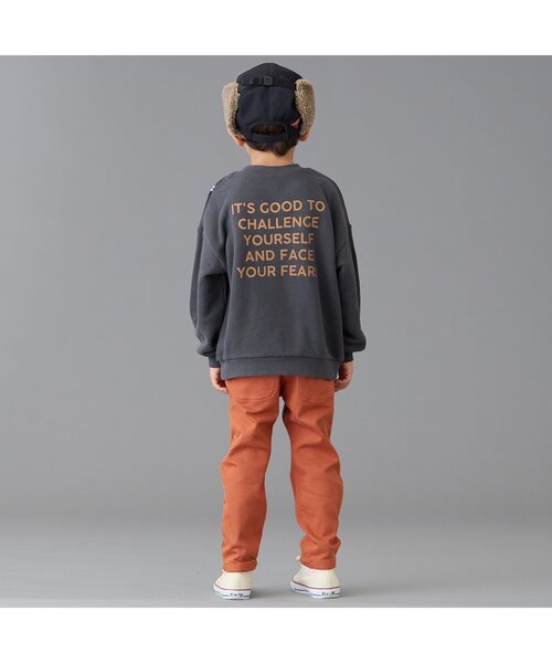 BREEZE(ブリーズ)の「あったかすぽ軽テーパードパンツ_裏起毛 ストレッチ 10分丈(その他パンツ・キッズ・ベージュ/カーキ/オレンジ/インディゴブルー/その他10・110/120/130/140/100/90/150)」の18枚目の写真