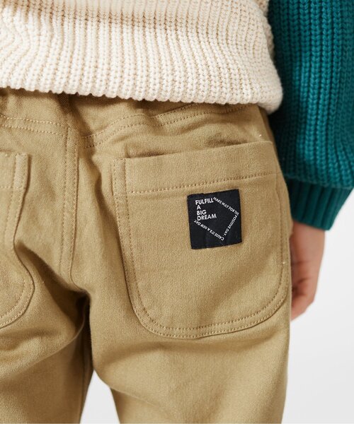 BREEZE（ブリーズ）の「あったかすぽ軽テーパードパンツ_裏起毛 ストレッチ 10分丈（その他パンツ・キッズ・ベージュ/カーキ/オレンジ/インディゴブルー/その他10・110/120/130/140/100/90/150）」の15枚目の写真