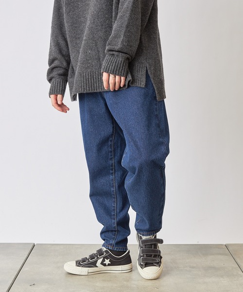 COLONY 2139(コロニートゥーワンスリーナイン)の「2139ジーンズ(ワイドテーパード)(デニムパンツ・メンズ・ブラック/インディゴブルー/ブルー・MEDIUM/LARGE/X-LARGE)」の3枚目の写真