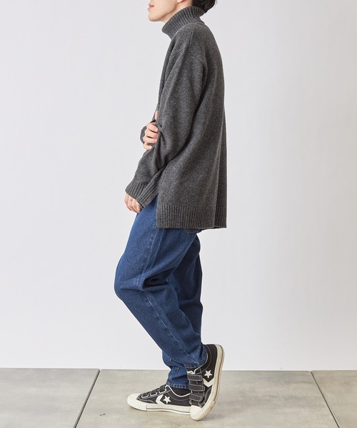 COLONY 2139(コロニートゥーワンスリーナイン)の「2139ジーンズ(ワイドテーパード)(デニムパンツ・メンズ・ブラック/インディゴブルー/ブルー・MEDIUM/LARGE/X-LARGE)」の13枚目の写真