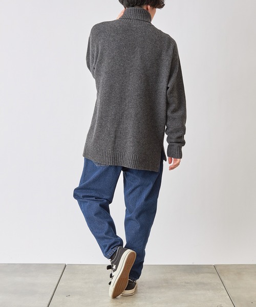 COLONY 2139(コロニートゥーワンスリーナイン)の「2139ジーンズ(ワイドテーパード)(デニムパンツ・メンズ・ブラック/インディゴブルー/ブルー・MEDIUM/LARGE/X-LARGE)」の4枚目の写真