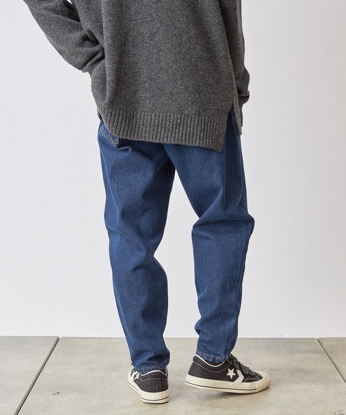 COLONY 2139(コロニートゥーワンスリーナイン)の「2139ジーンズ(ワイドテーパード)(デニムパンツ・メンズ・ブラック/インディゴブルー/ブルー・MEDIUM/LARGE/X-LARGE)」の5枚目の写真