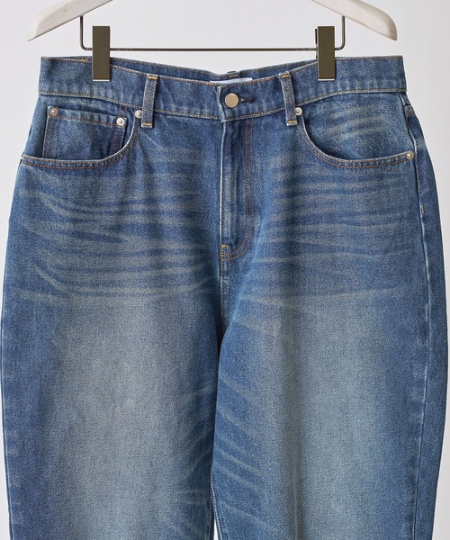 COLONY 2139(コロニートゥーワンスリーナイン)の「2139ジーンズ(ワイドテーパード)(デニムパンツ・メンズ・ブラック/インディゴブルー/ブルー・MEDIUM/LARGE/X-LARGE)」の18枚目の写真