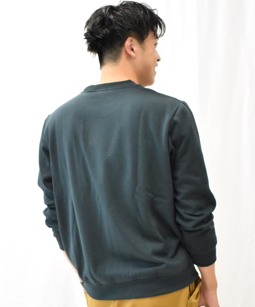 SPENDY'S Store（スペンディーズストア）の「＜CAPTAINSTAG/キャプテンスタッグ＞裏起毛ワンポイトトレーナー（スウェット・メンズ・ブラック/グレー/グリーン・LL/M/L）」の17枚目の写真