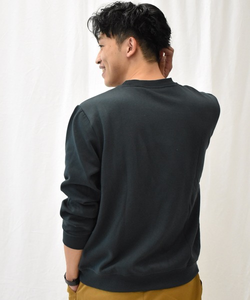 SPENDY'S Store（スペンディーズストア）の「＜CAPTAINSTAG/キャプテンスタッグ＞裏起毛ワンポイトトレーナー（スウェット・メンズ・ブラック/グレー/グリーン・LL/M/L）」の18枚目の写真