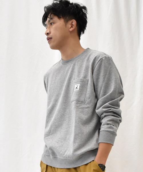 SPENDY'S Store（スペンディーズストア）の「＜CAPTAINSTAG/キャプテンスタッグ＞裏起毛ワンポイトトレーナー（スウェット・メンズ・ブラック/グレー/グリーン・LL/M/L）」の11枚目の写真