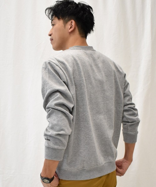 SPENDY'S Store（スペンディーズストア）の「＜CAPTAINSTAG/キャプテンスタッグ＞裏起毛ワンポイトトレーナー（スウェット・メンズ・ブラック/グレー/グリーン・LL/M/L）」の13枚目の写真