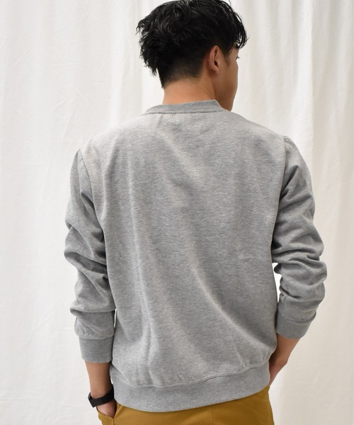 SPENDY'S Store（スペンディーズストア）の「＜CAPTAINSTAG/キャプテンスタッグ＞裏起毛ワンポイトトレーナー（スウェット・メンズ・ブラック/グレー/グリーン・LL/M/L）」の14枚目の写真