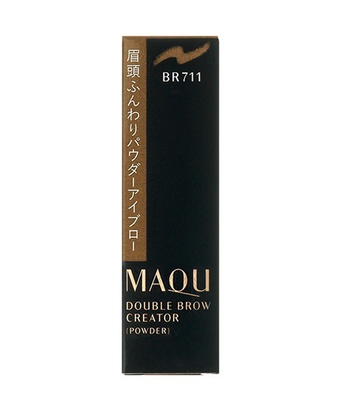 MAQuillAGE（マキアージュ）の「マキアージュ　ダブルブロークリエーター （パウダー）　　（カートリッジ）（アイブロウ・レディース・BR611　ブラウン系/BR711　ブラウン系/GY921　グレー系・ﾌﾘ-）」の4枚目の写真