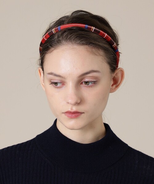 MACKINTOSH LONDON(マッキントッシュ ロンドン)の「【ALEXANDRE DE PARIS】タータンチェックカチューシャ(カチューシャ・レディース・レッド系その他3/グリーン/イエロー・FREE)」の5枚目の写真
