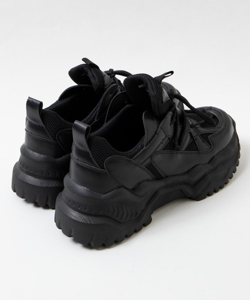 WEGO(ウィゴー)の「WEGO/デザインスニーカー(スニーカー・レディース・ホワイト/ブラック/ベージュ・LARGE/MEDIUM)」の5枚目の写真