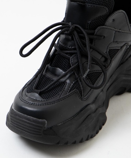 WEGO(ウィゴー)の「WEGO/デザインスニーカー(スニーカー・レディース・ホワイト/ブラック/ベージュ・LARGE/MEDIUM)」の17枚目の写真