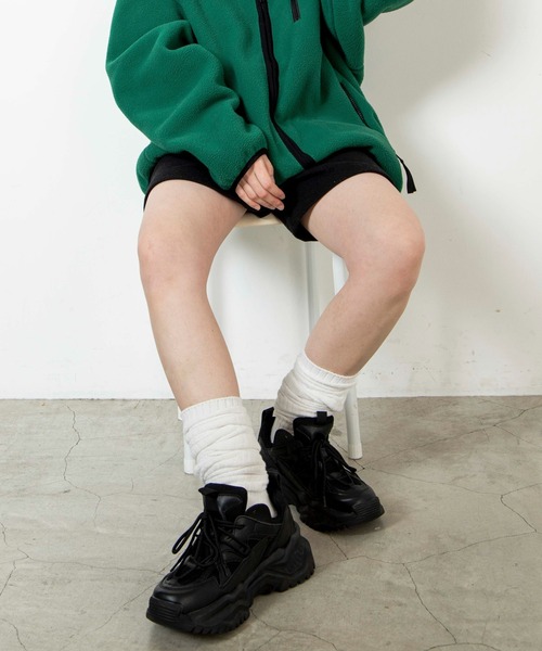 WEGO(ウィゴー)の「WEGO/デザインスニーカー(スニーカー・レディース・ホワイト/ブラック/ベージュ・LARGE/MEDIUM)」の21枚目の写真