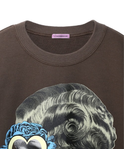 SueUNDERCOVER（スーアンダーカバー）の「SU1B1893（スウェット・レディース・ラベンダー/アイボリー/ブラウン・2/1）」の5枚目の写真