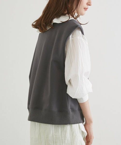 LAVEANGE(ラビアンジェ)の「スウェット ロゴプルオーバー(Tシャツ/カットソー・レディース・モカ/ミント/チャコールグレー・LL/M/3L/L/4L)」の6枚目の写真