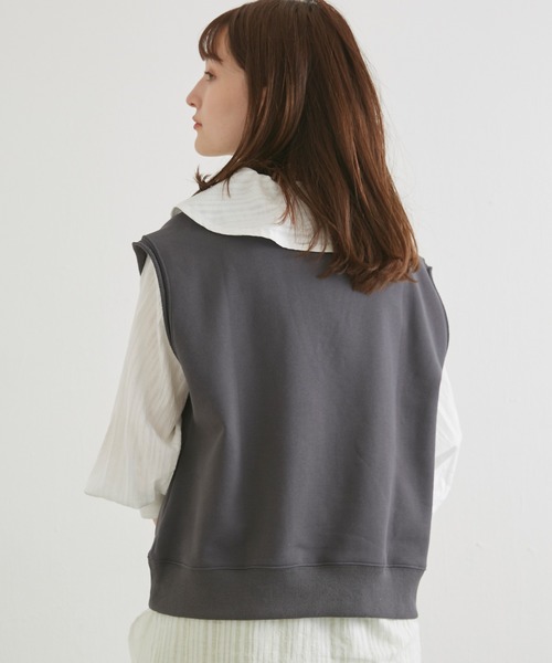 LAVEANGE(ラビアンジェ)の「スウェット ロゴプルオーバー(Tシャツ/カットソー・レディース・モカ/ミント/チャコールグレー・LL/M/3L/L/4L)」の7枚目の写真