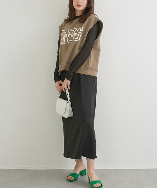 LAVEANGE(ラビアンジェ)の「スウェット ロゴプルオーバー(Tシャツ/カットソー・レディース・モカ/ミント/チャコールグレー・LL/M/3L/L/4L)」の18枚目の写真